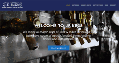 Desktop Screenshot of jf-kegs.co.uk